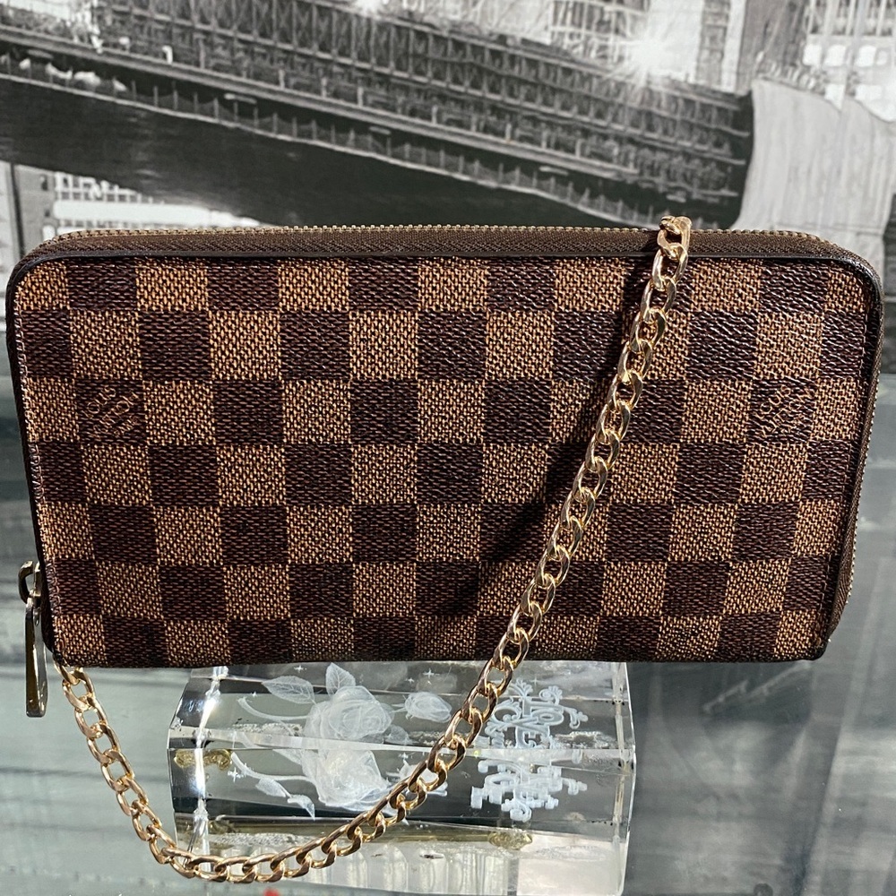 Authentic Rare Louis Vuitton Damier Organizer Zippy Wallet - Picture 10 of 17